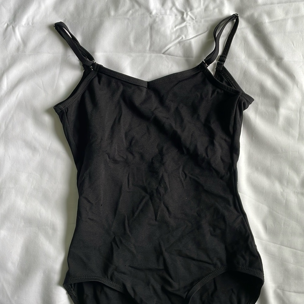 Solid Black Leotard for Kids
